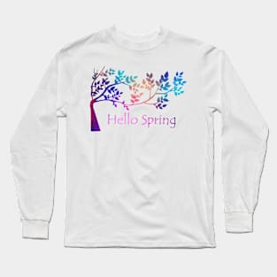 Hello Spring Long Sleeve T-Shirt